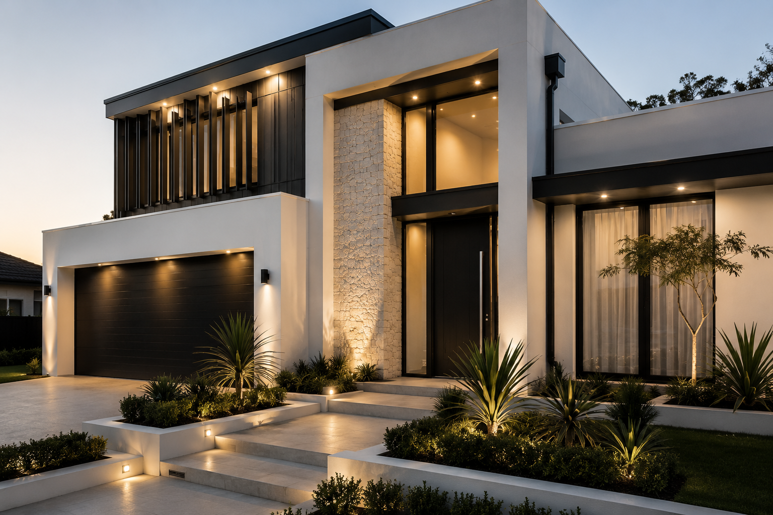 Modern building exterior by Belmax Group